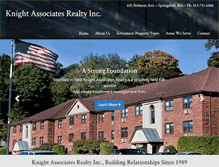 Tablet Screenshot of knightassociatesrealty.com